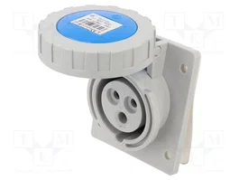 SEZ DK Socle Connecteur Alimentation AC Triphasée 16A IP67 2P+PE 6H