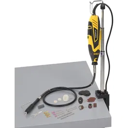 Powerplus POWX1324 - Multi-outil électrique rotatif multifonction 135 W avec 40 accessoires pour percer, fraiser, graver, polir, meuler et poncer