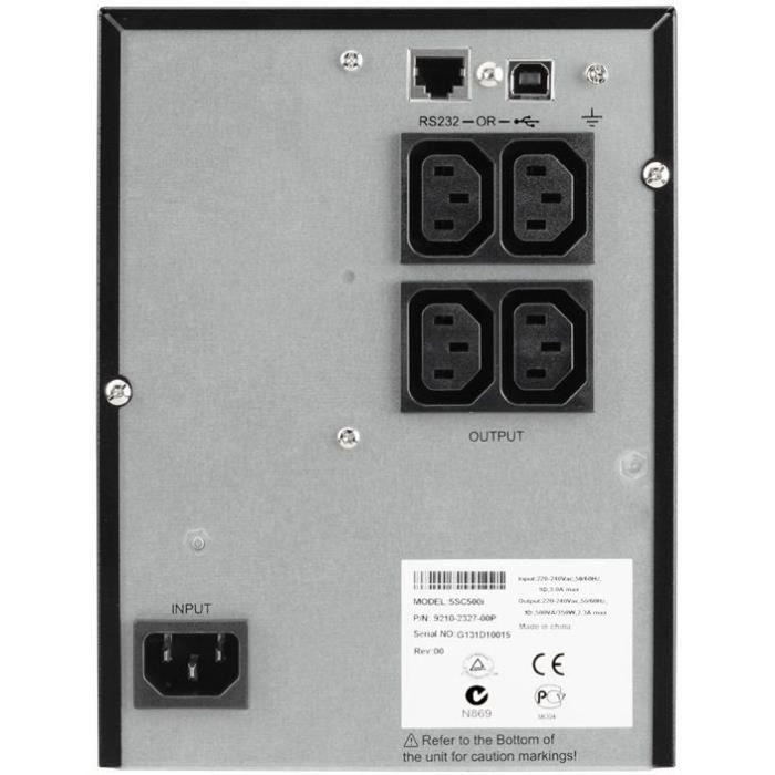 Système d'Alimentation Sans Interruption Interactif Eaton 5SC500I 350 W