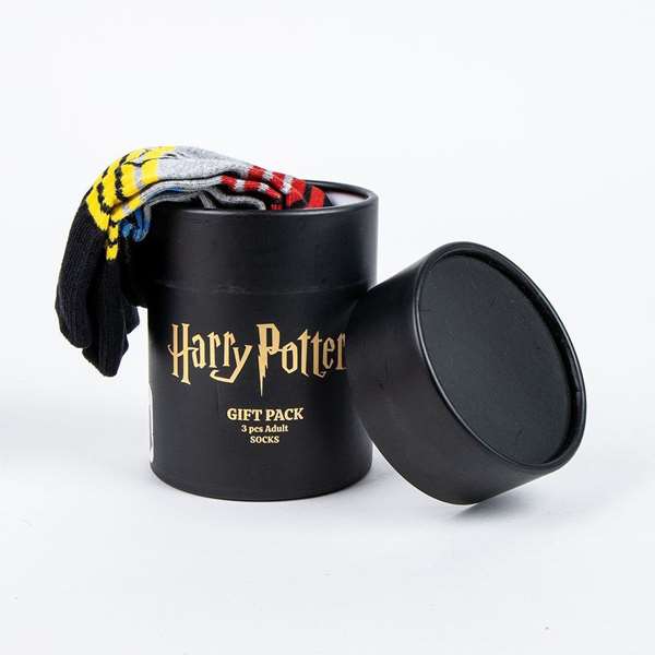 Cerdá Pack de 3 paires de chaussettes Harry Potter T3845 - Taille unique 38/45