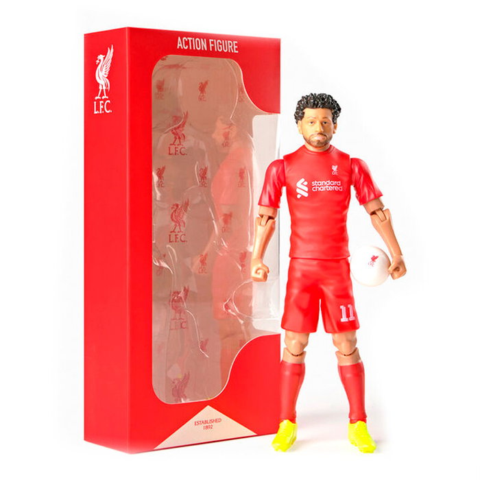 BANBO TOYS - Figure d'action officielle Mohamed Salah du Liverpool FC - Statuette articulée 20 cm BANBO TOYS - Figure d'action officielle Mohamed Salah du Liverpool FC - Statuette articulée 20 cm