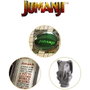 The Noble Collection Réplique Jeu de Société Jumanji 1995 Pièces Dés Fiches Collectionneur 40x27,95x10,16 cm