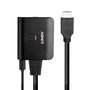 Lindy Câble Splitter HDMI 4K60 2 Ports - Distribution HDMI 2.0 18G avec Résolution 4K à 60 Hz HDR HDCP 2.2 pour Affichage Double