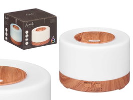 Acorde Humidificateur Base Fini Bois LED 500 ml 16x11x16 cm Blanc (Set de 6)