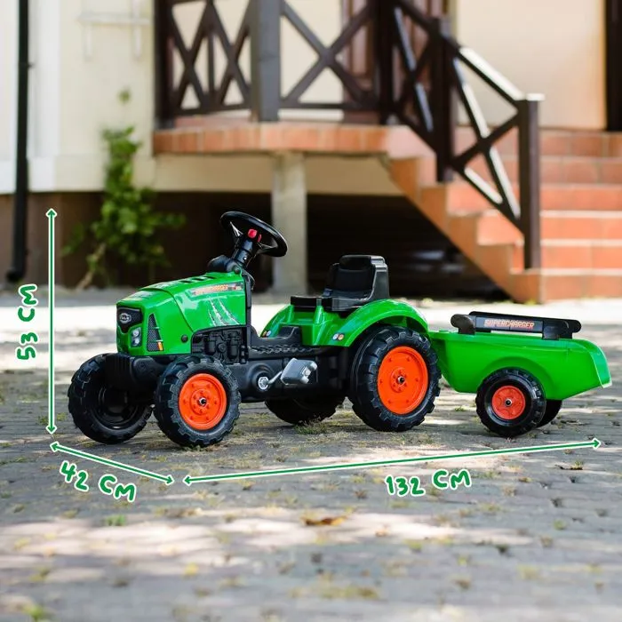Tracteur à pédale Falk Supercharger 2031AB Vert