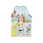 Crayola - Maletin de Coloriage Bluey 45 Piezas - Coffret avec 26 Mini Feutres, 20 Pages et Autocollants - Licence Officielle - Version Espagnole