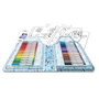 Crayola - Maletin de Coloriage Bluey 45 Piezas - Coffret avec 26 Mini Feutres, 20 Pages et Autocollants - Licence Officielle - Version Espagnole