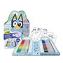 Crayola - Maletin de Coloriage Bluey 45 Piezas - Coffret avec 26 Mini Feutres, 20 Pages et Autocollants - Licence Officielle - Version Espagnole