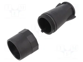 HARTING Boîtier pour connecteurs ronds droit IP69K en polyamide