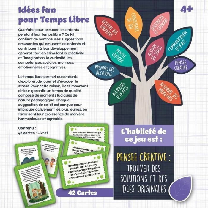 Lisciani Giochi Jeu de cartes LIFE SKILLS Que faire en temps libre