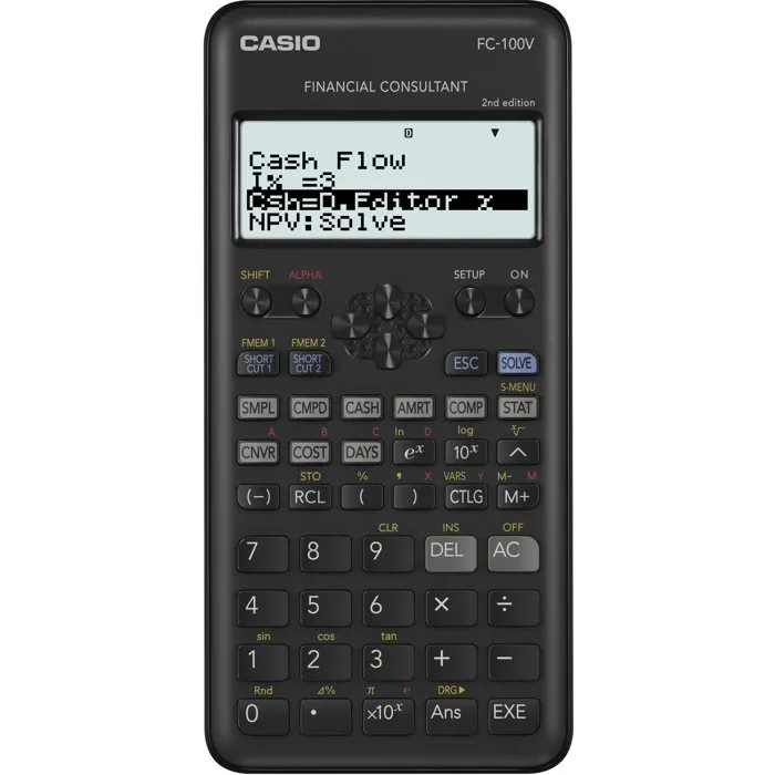 Casio Calculatrice FC-100V Casio Calculatrice FC-100V