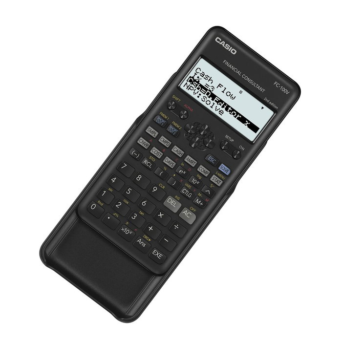 Casio FC-100V Calculatrice financière Noir