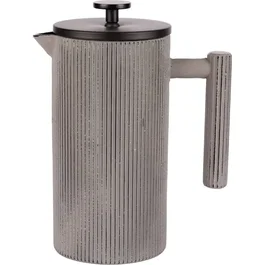 Cosy&Trendy Cafetière à piston en fonte gris clair, 9x20 cm