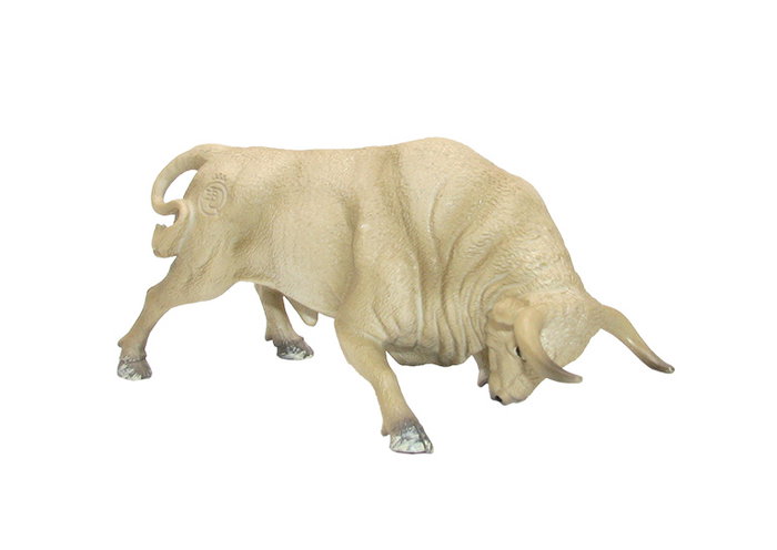 Deqube Figure de Toro Bravo Jabonero Embistiendo - Réplique Animal Peinte à la Main avec Détails - Collection de 20 Taureaux Deqube Figure de Toro Bravo Jabonero Embistiendo - Réplique Animal Peinte à la Main avec Détails - Collection de 20 Taureaux