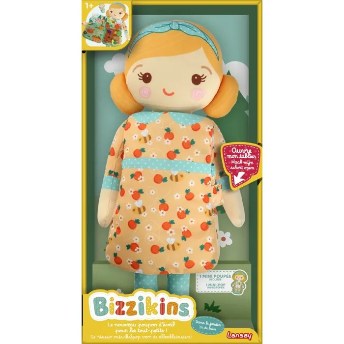 Lansay Bizzikins Dans le Jardin - Poupée éducative 2-en-1 Lansay Bizzikins Dans le Jardin - Poupée éducative 2-en-1