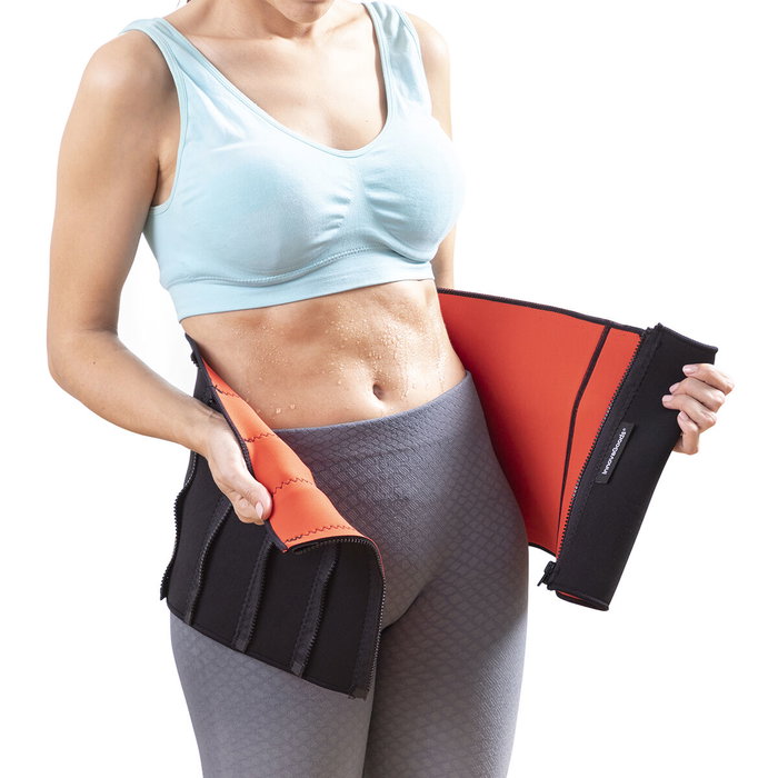 Pack Plateforme Vibrante avec Haut-parleur, Bandes de Résistance, Télécommande et Ceinture Sauna InnovaGoods