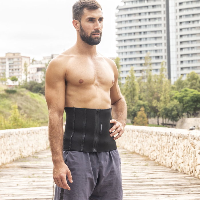 Pack Plateforme Vibrante avec Haut-parleur, Bandes de Résistance, Télécommande et Ceinture Sauna InnovaGoods