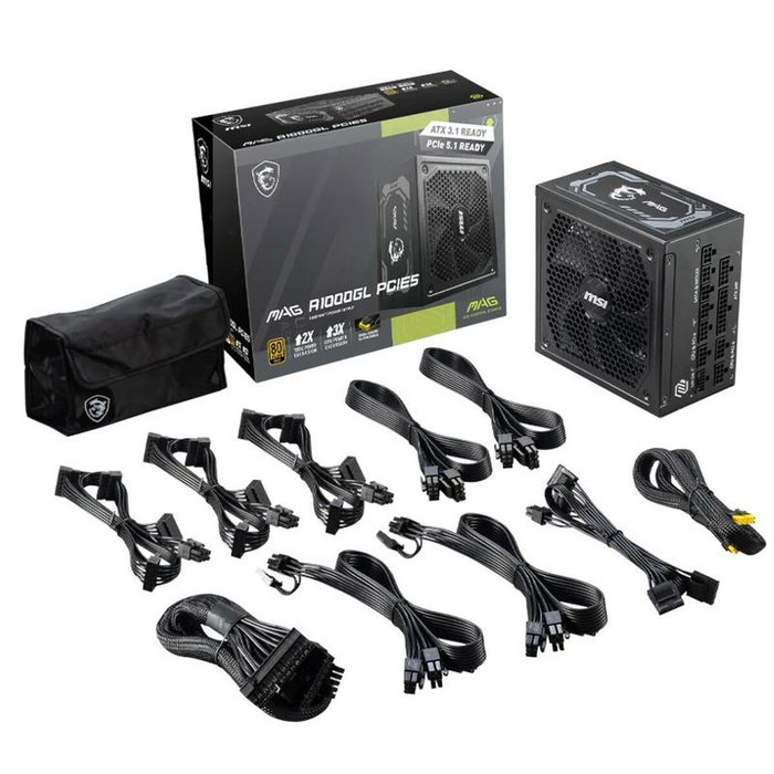 MSI MAG A1000GL 1000W 80 PLUS Gold ATX 3.1