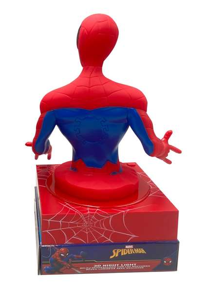 Kids Licensing Réveil figurine 3D Spiderman Rouge et Bleu Kids Licensing Réveil figurine 3D Spiderman Rouge et Bleu