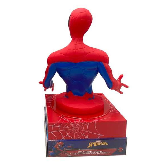 Kids Licensing Réveil figurine 3D Spiderman Rouge et Bleu Kids Licensing Réveil figurine 3D Spiderman Rouge et Bleu