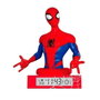 Kids Licensing Réveil figurine 3D Spiderman Rouge et Bleu