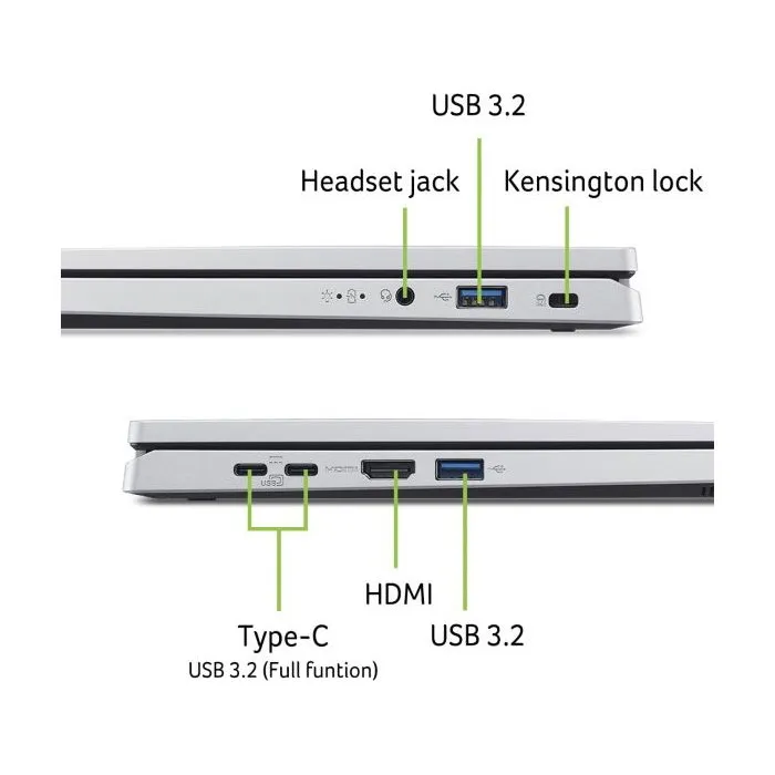 PC Portable Acer Aspire Go 14 AG14-22P-R62F - Écran 14" WUXGA IPS - AMD Ryzen 3 7320U - 8 Go RAM DDR5 - 256 Go SSD NVMe - Windows 11 PC Portable Acer Aspire Go 14 AG14-22P-R62F - Écran 14" WUXGA IPS - AMD Ryzen 3 7320U - 8 Go RAM DDR5 - 256 Go SSD NVMe - Windows 11