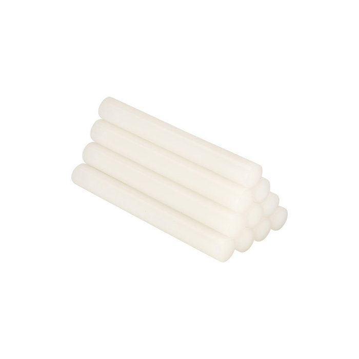 Salki Bâtonnets de colle thermofusible blanche usage universel Ø 12 x 120 mm, 10 unités Salki Bâtonnets de colle thermofusible blanche usage universel Ø 12 x 120 mm, 10 unités