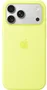 Apple iPhone 17 Pro Max - Coque en silicone avec MagSafe - Jaune néon