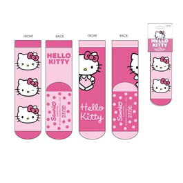 Cerdá Chaussette antidérapante à motifs Hello Kitty pour enfants - Taille unique chaussure 31-34 - Multicolore