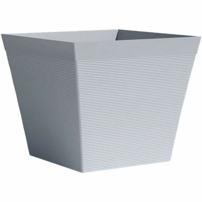 Garden Id Pot carré Green Care Impact Bleu-Gris 29x26 cm Garden Id Pot carré Green Care Impact Bleu-Gris 29x26 cm