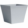 Garden Id Pot carré Green Care Impact Bleu-Gris 29x26 cm