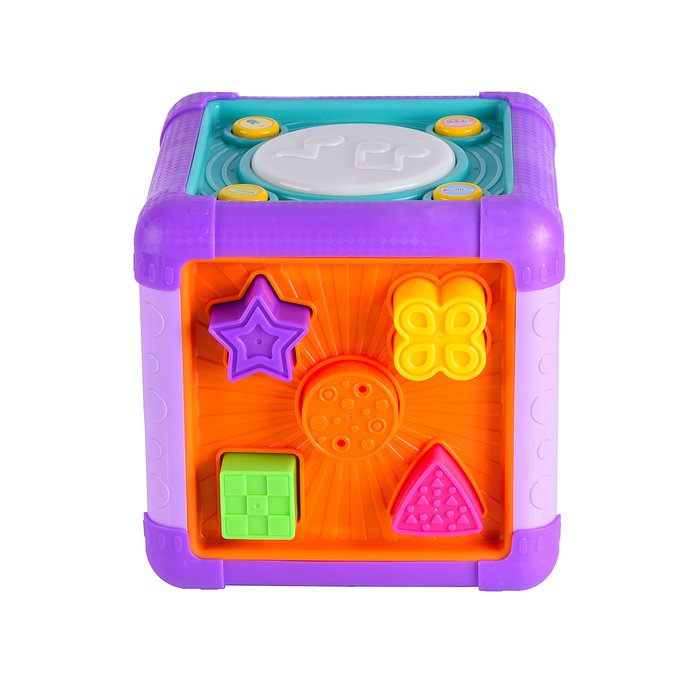 Tachan - Cube d'Activités Musical T01008 - Jouet d'Éveil avec Piano, Lumières et Jeux Interactifs pour Bébé et Enfant Dès 9 Mois