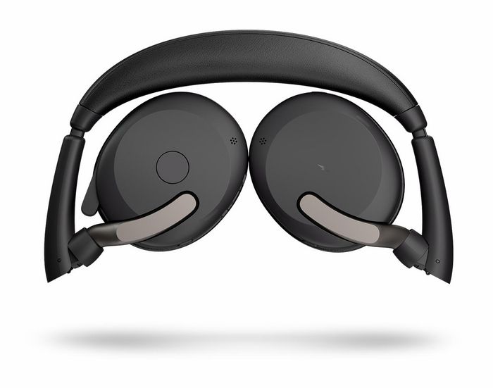 Jabra Evolve2 65 Flex - Casque sans fil professionnel pliable avec ANC hybride, micro ClearVoice et double connectivité pour réunions
