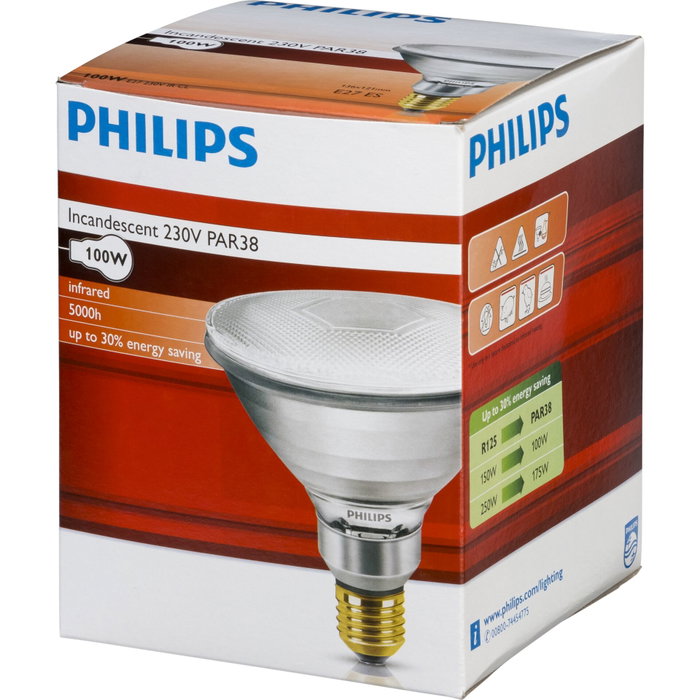 Philips PAR38 IR 100W E27 230V CL Philips PAR38 IR 100W E27 230V CL
