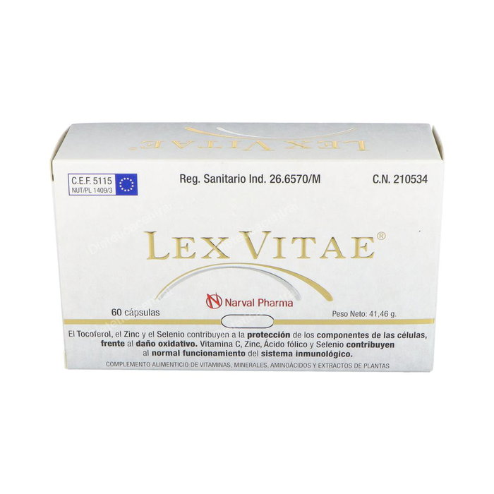NARVAL PHARMA, S.A. LEX VITAE 60 capsules