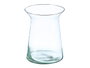 GIFTDECOR Vase en verre large à ouverture évasée 20cm