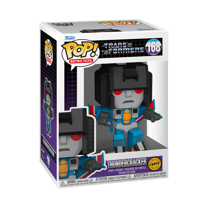 Funko POP! Retro Toys: Skywarp (Transformers) Figurine Vinyle 13 cm - Chase Thundercracker Aléatoire - Réf. 90719 - Boîte 168