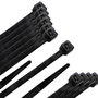 WOLFPACK LINEA PROFESIONAL Colliers de serrage en nylon noir 3,6 x 370 mm (100 unités)