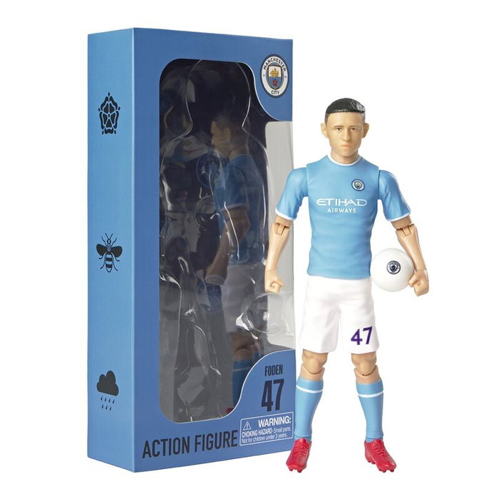 BANBO TOYS Figurine Action Phil Foden Manchester City Football 20 cm Articulée BANBO TOYS Figurine Action Phil Foden Manchester City Football 20 cm Articulée