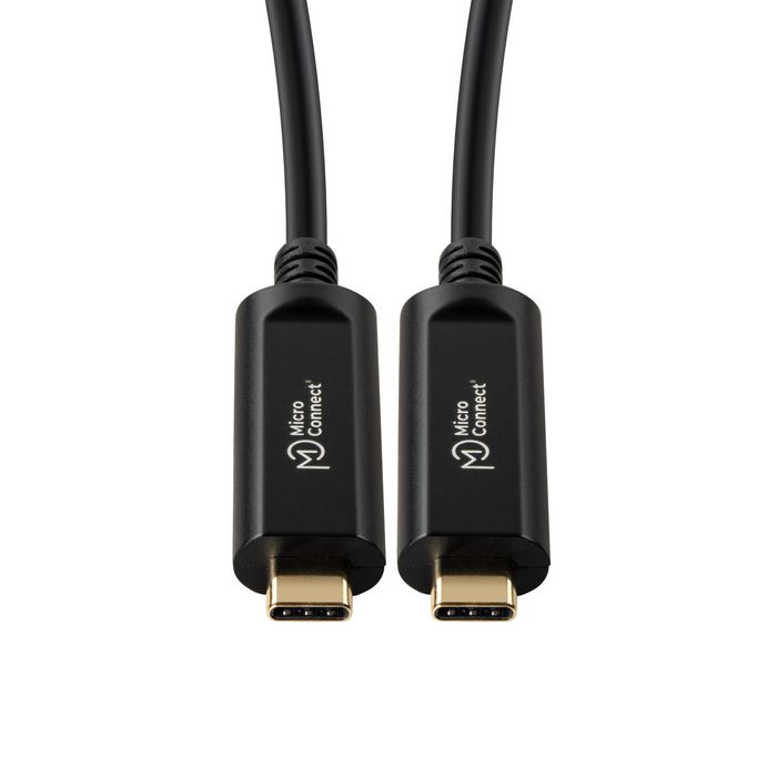 MicroConnect Câble vidéo USB-C en fibre optique 20m