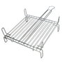 SATURNIA Grille de barbecue double n° 3 35x35 cm chromée