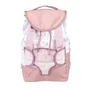 Smoby - Sac à dos Baby Nurse avec porte-bébé intégré et porte-biberon pour enfant, rangement pour poupon et accessoires