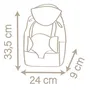 Smoby - Sac à dos Baby Nurse avec porte-bébé intégré et porte-biberon pour enfant, rangement pour poupon et accessoires