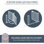 Dreambaby - Barrière de sécurité pour portes et escaliers, modèle Ava, montage par pression pour 75-108 cm, 76 cm hauteur avec fonction ouverture permanente