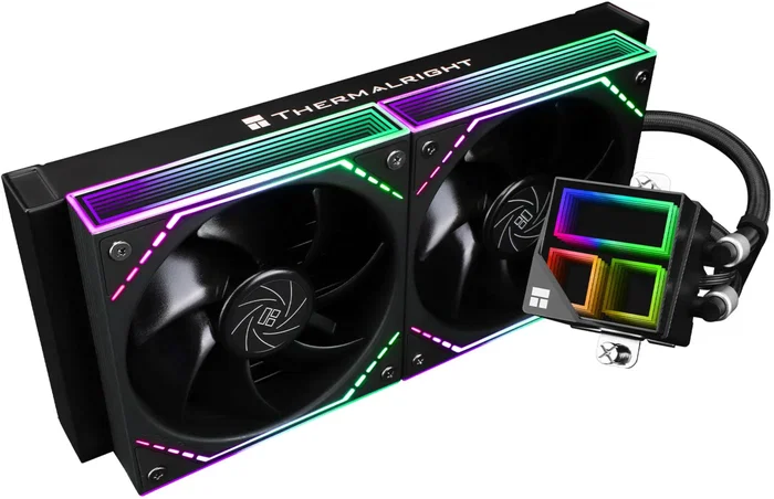 Thermalright Frozen Infinity 240 - Watercooling AIO CPU - Compatible Intel LGA 1851/1700/1200 et AMD AM5/AM4 - Ventilateurs ARGB 120mm - Noir