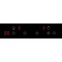 Oceanic Plaque de Cuisson Domino Vitrocéramique 2 Foyers (16.5 et 20 cm) 2900W Commandes Sensitives 9 Niveaux de Puissance