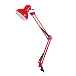 GSC Evolution Flexo de bureau avec clip rouge E27 40W
