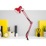GSC Evolution Flexo de bureau avec clip rouge E27 40W