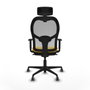 Piqueras y Crespo Chaise de Bureau 1D036G2 Jaune