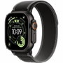 Apple Watch Ultra 3 GPS + Cellular - Boîtier Black Titanium - Bracelet Black/Charcoal Trail Loop - S/M